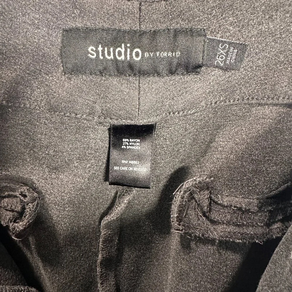 Torrid Trouser Boot Studio Luxe Ponte Mid-Rise Pant - Picture 5 of 9